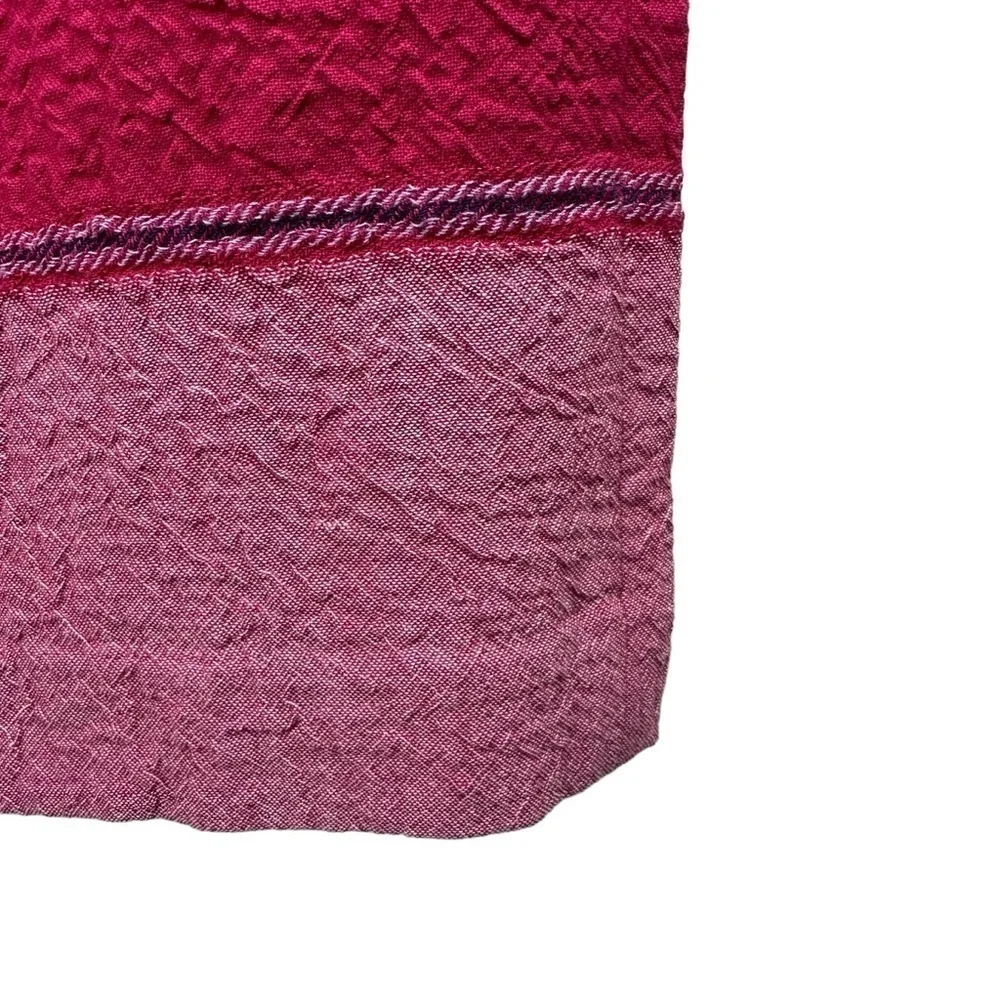 Anthropologie HD in Paris Pink Colorblock Designer Pencil Skirt, size 4
